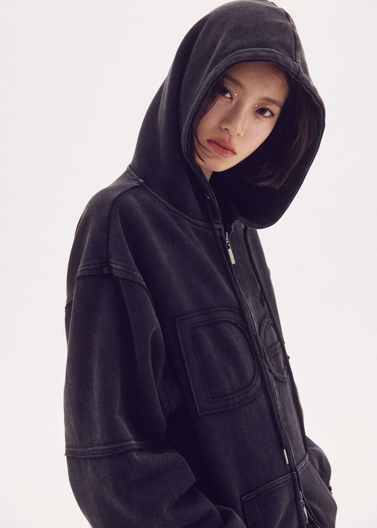 Dé Logo Zip Hoodie