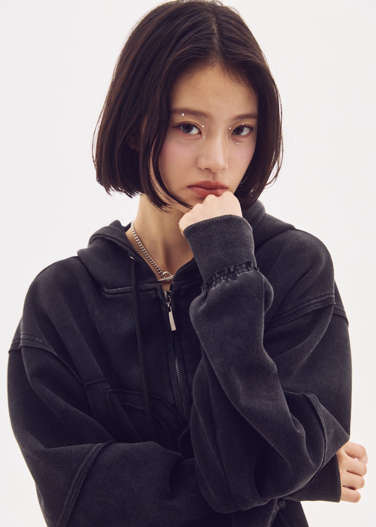 Dé Logo Zip Hoodie