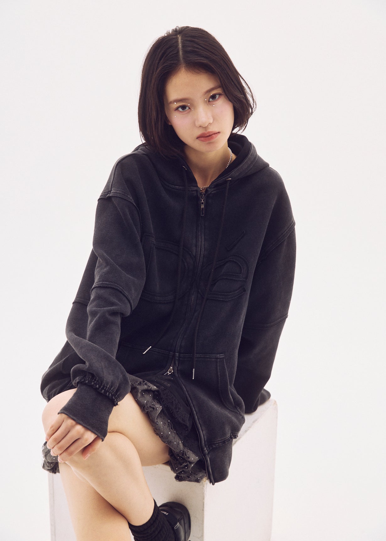 Dé Logo Zip Hoodie　