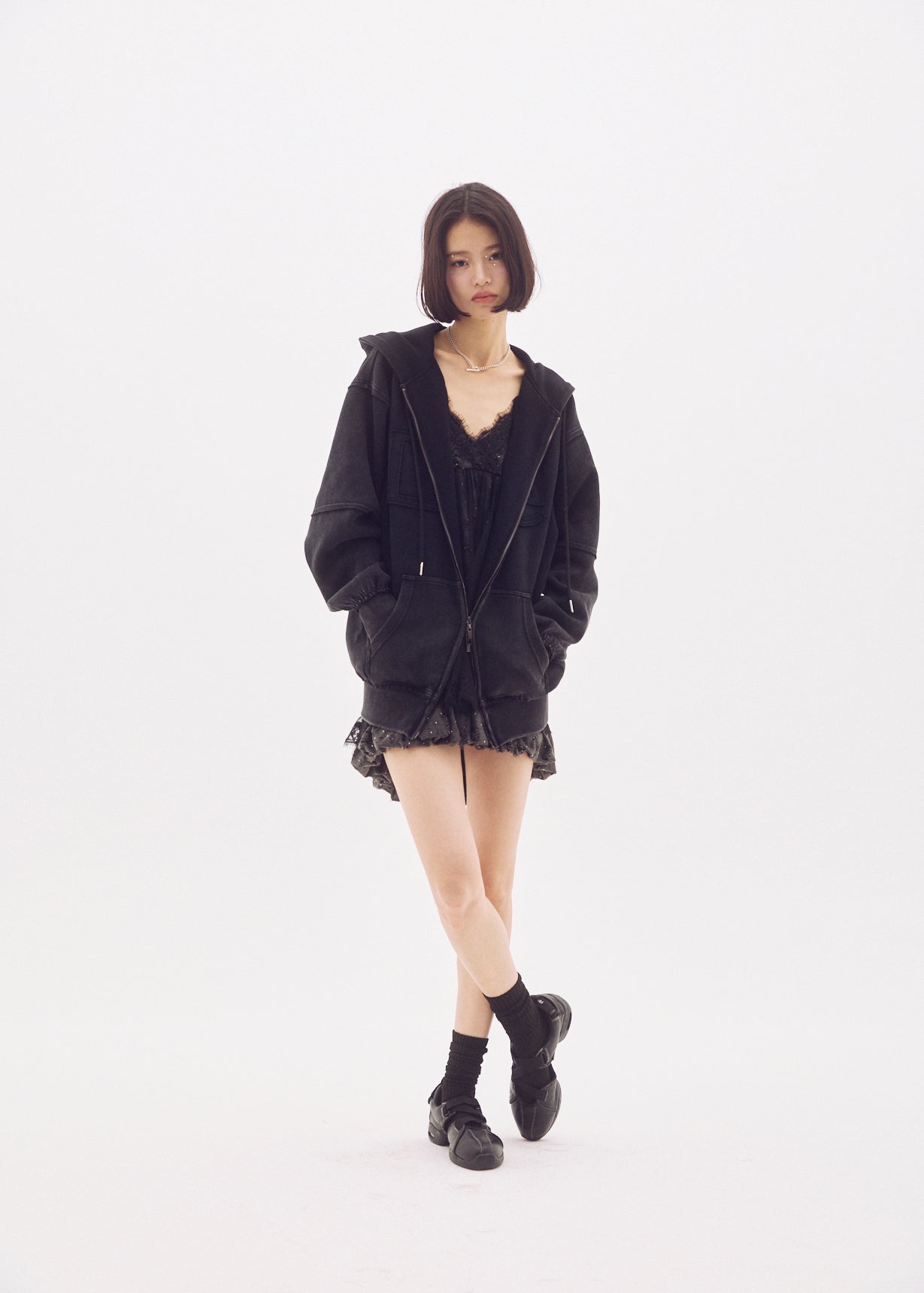 Dé Logo Zip Hoodie　