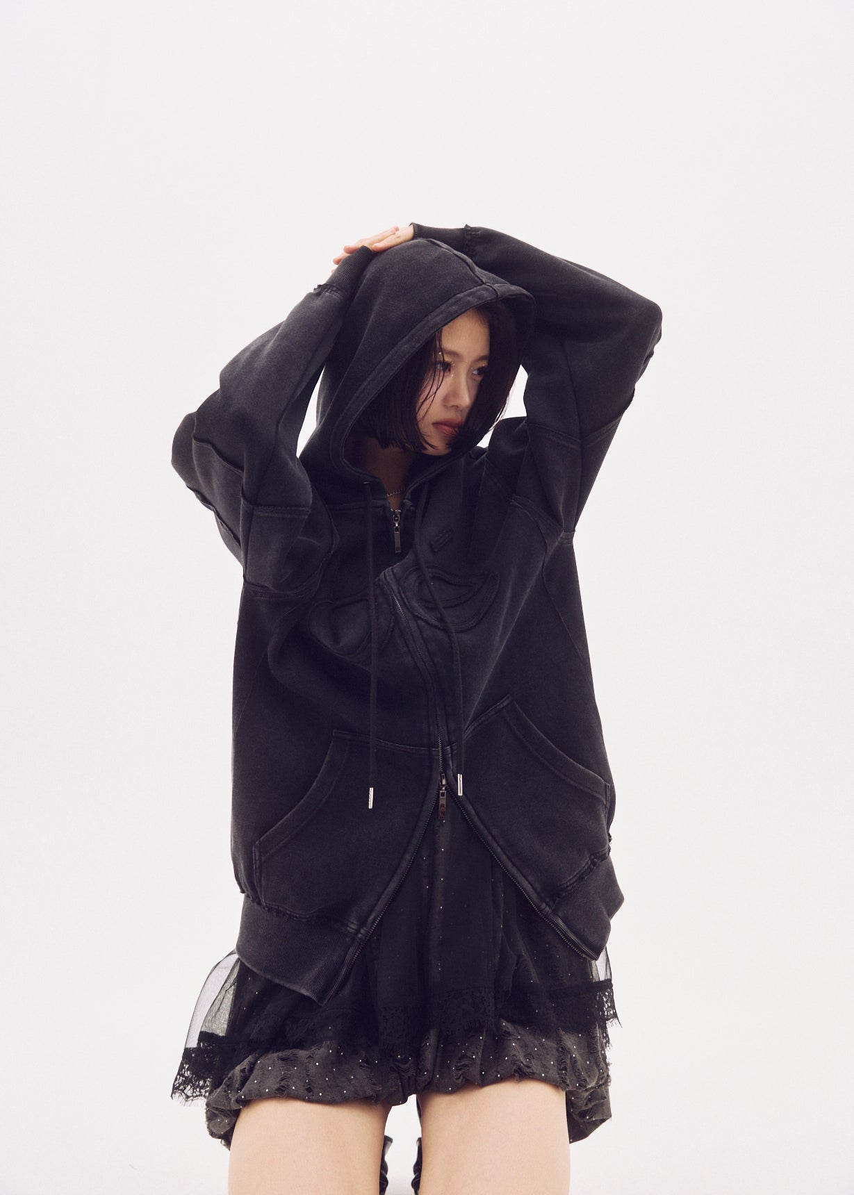 Dé Logo Zip Hoodie　