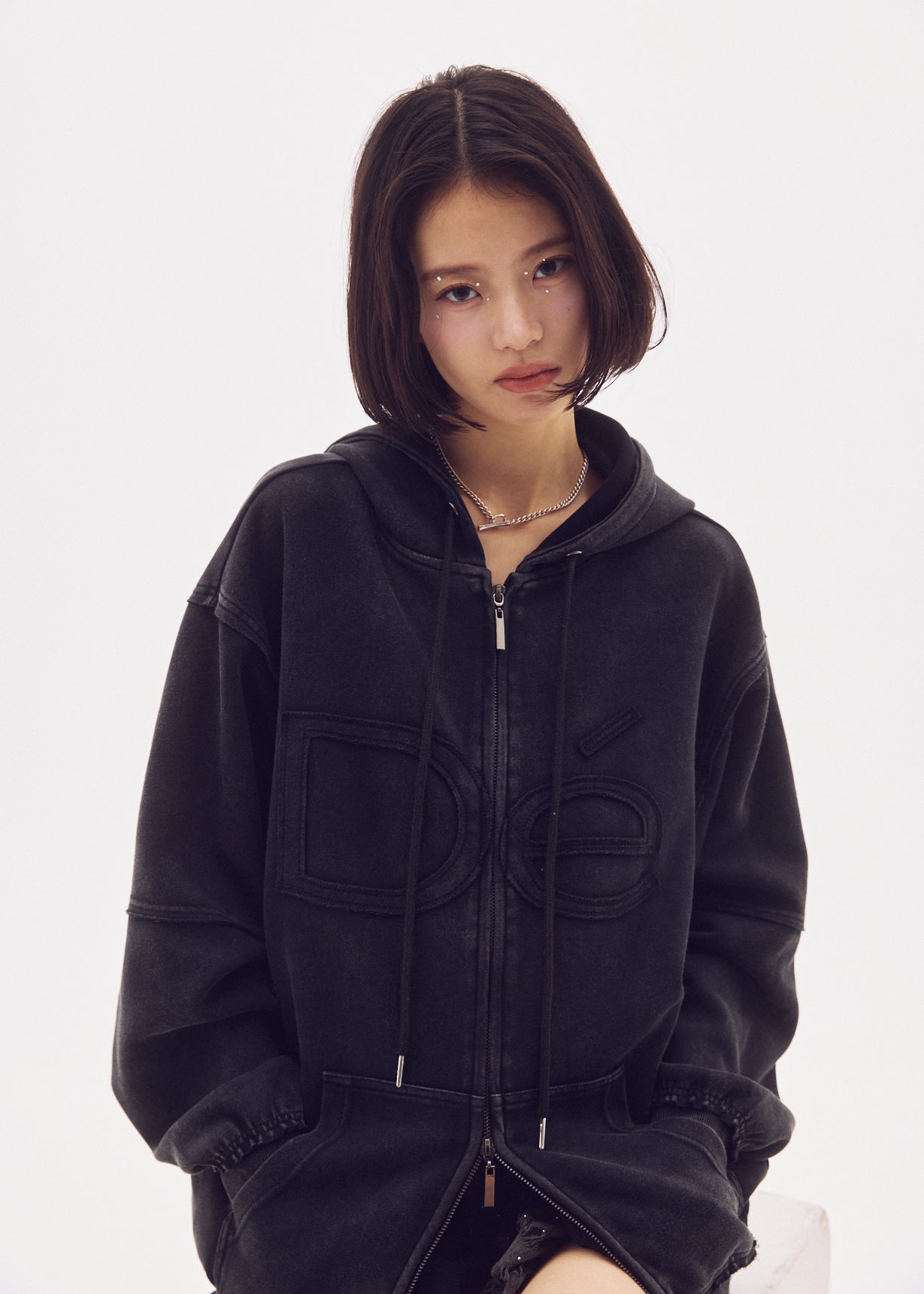 Dé Logo Zip Hoodie　
