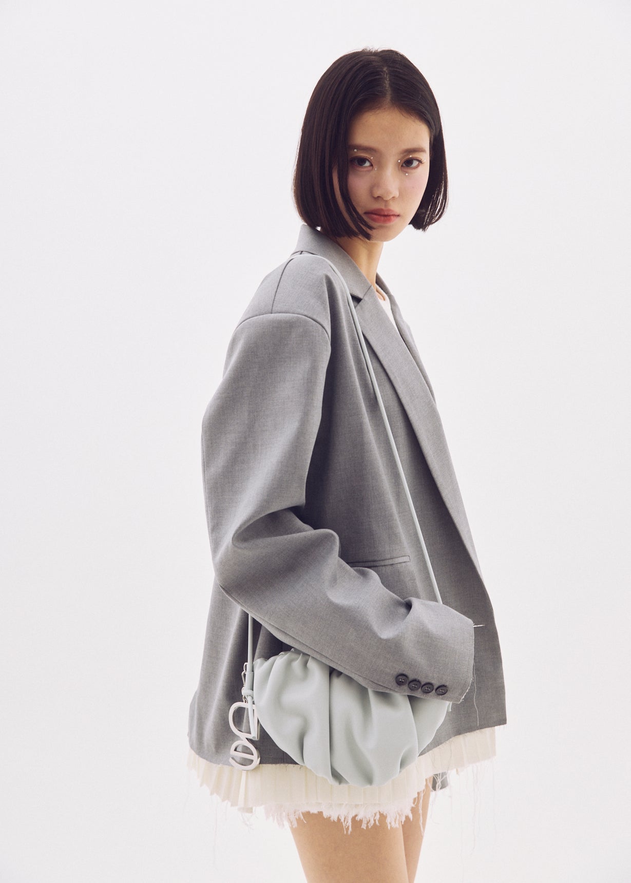 Pleated Oversized Jacket