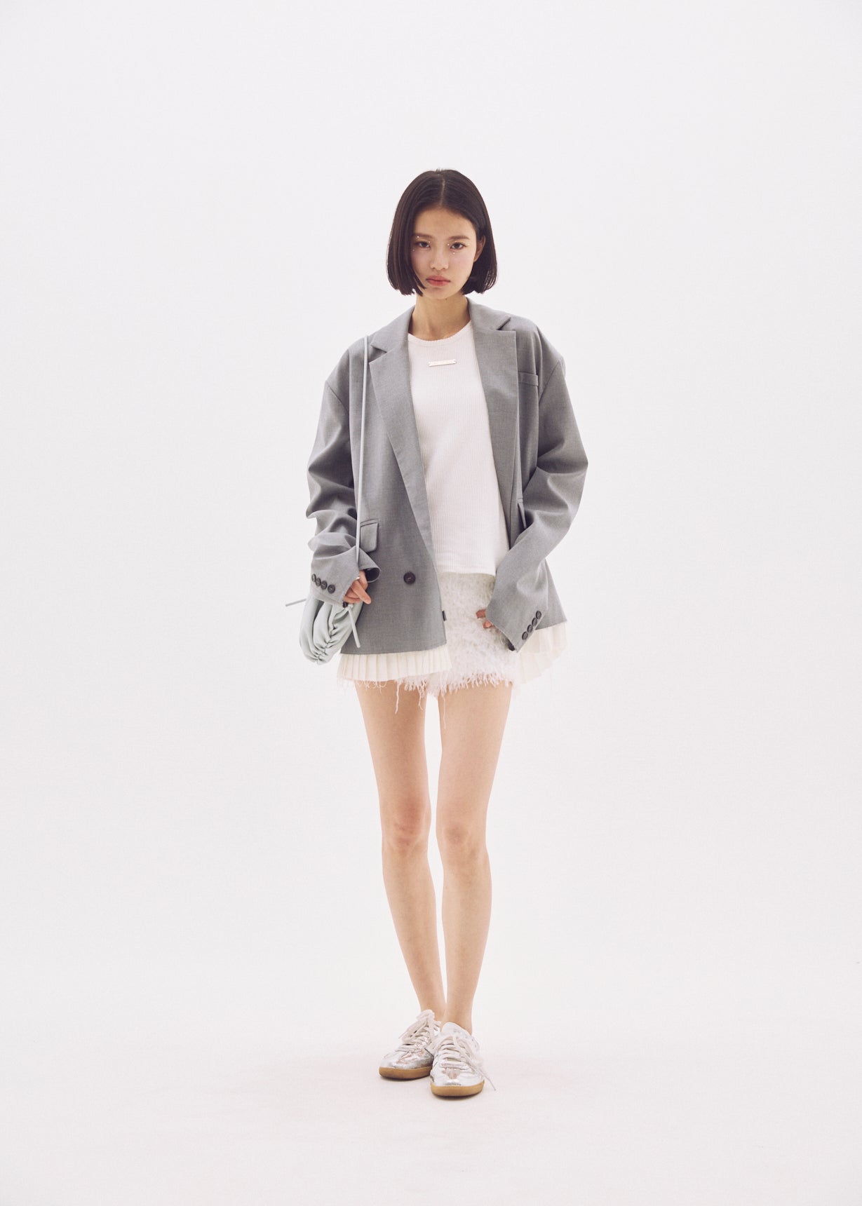 Pleated Oversized Jacket