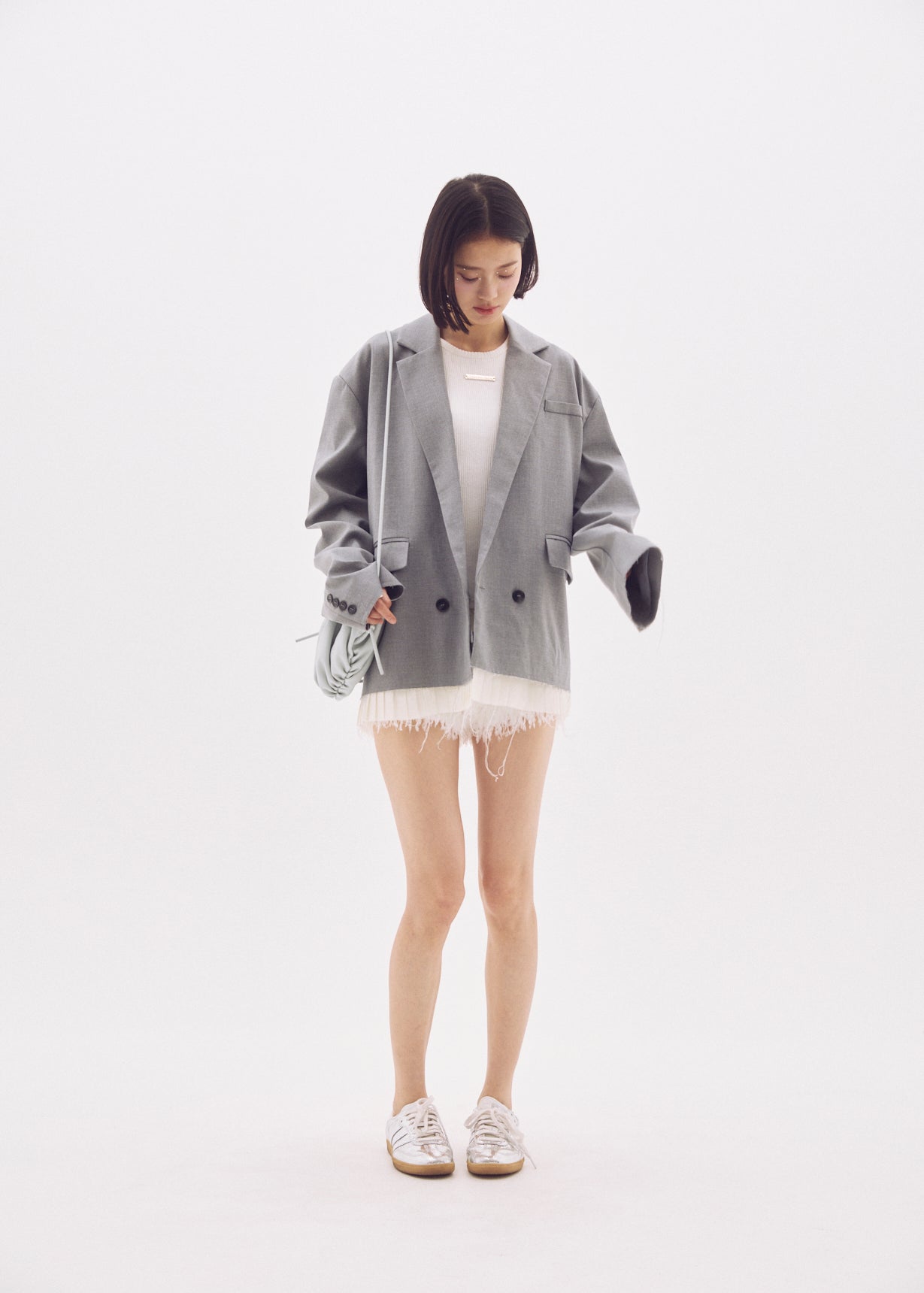 Pleated Oversized Jacket
