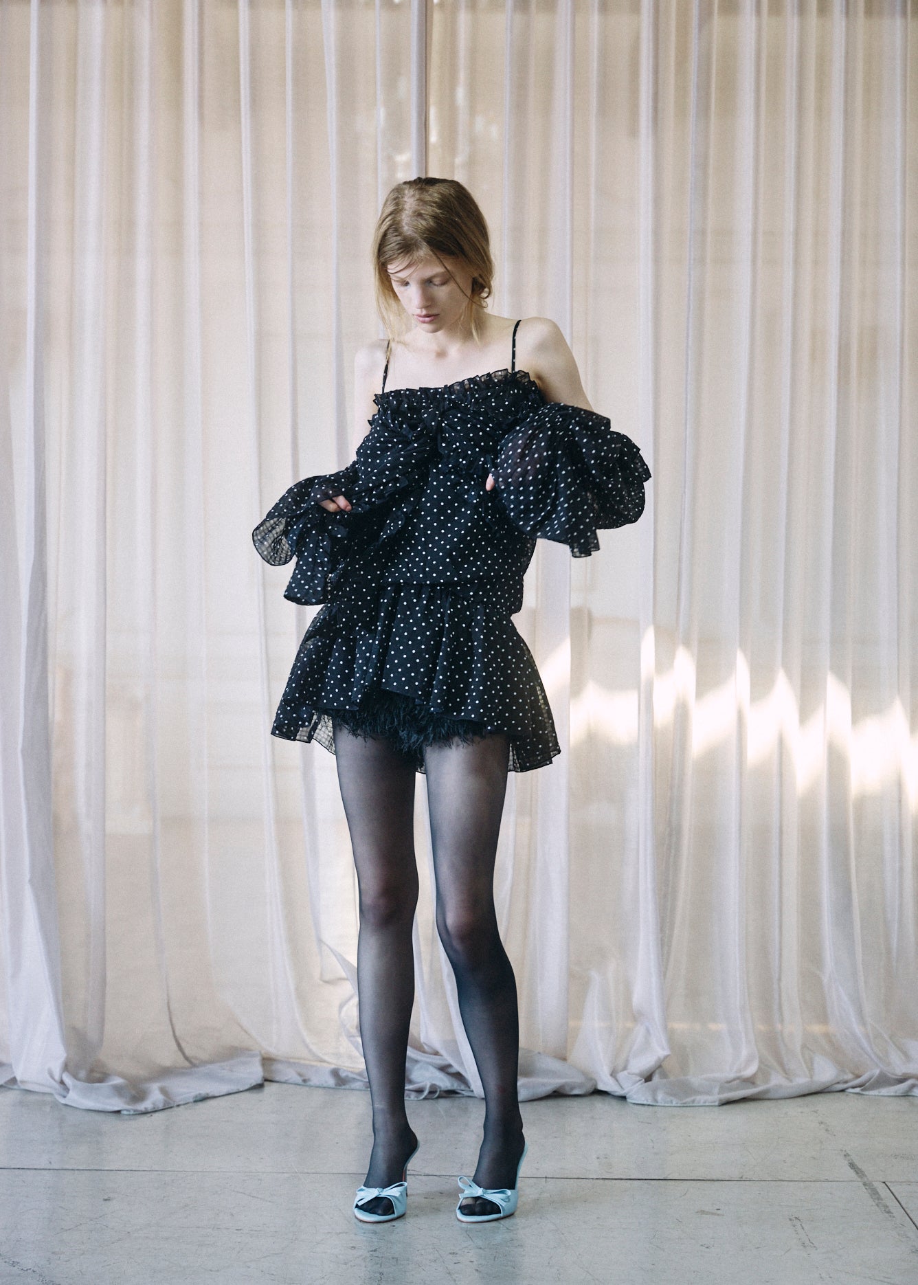 2Way Ribbon Tunic【DOT】