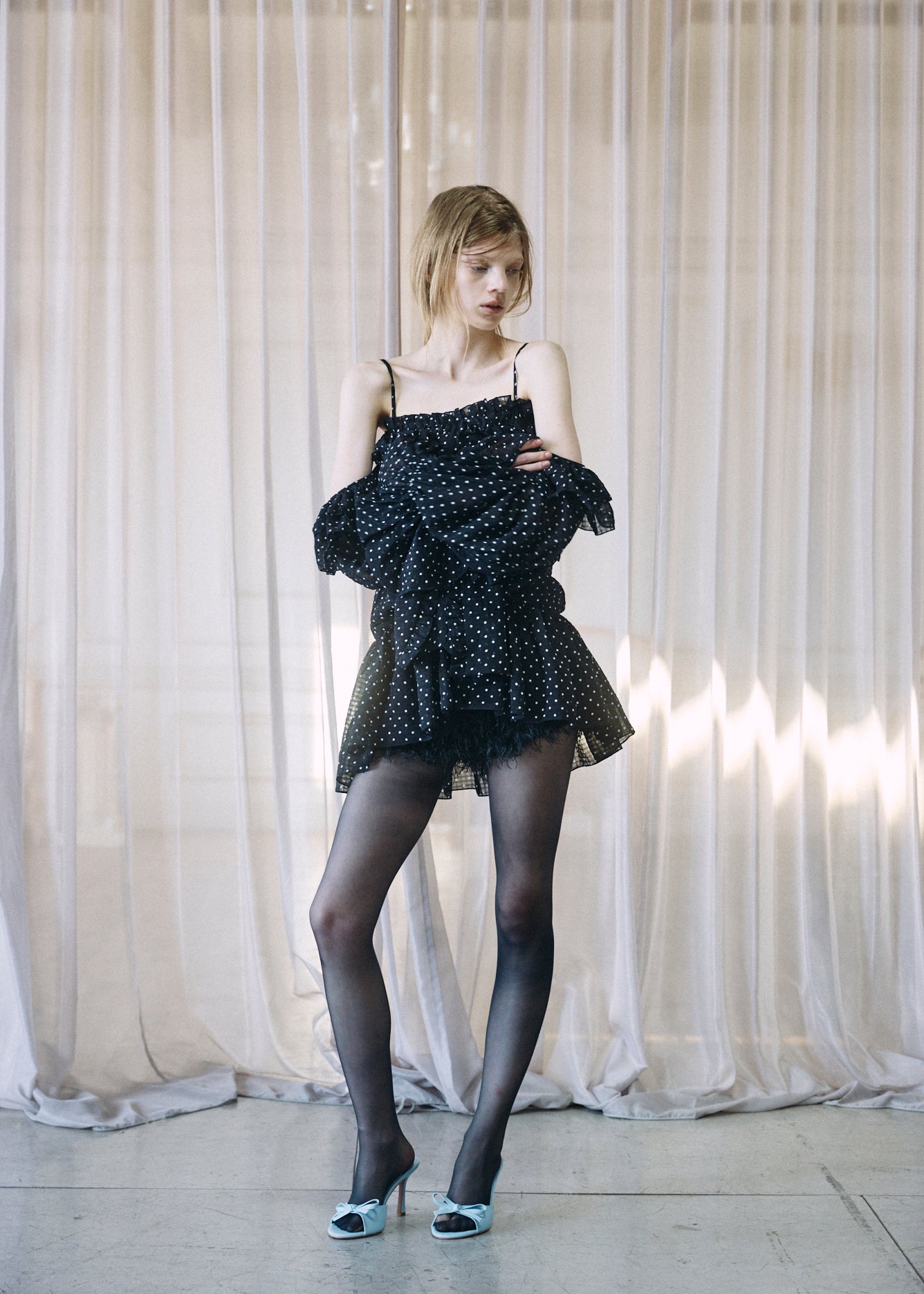 2Way Ribbon Tunic【DOT】