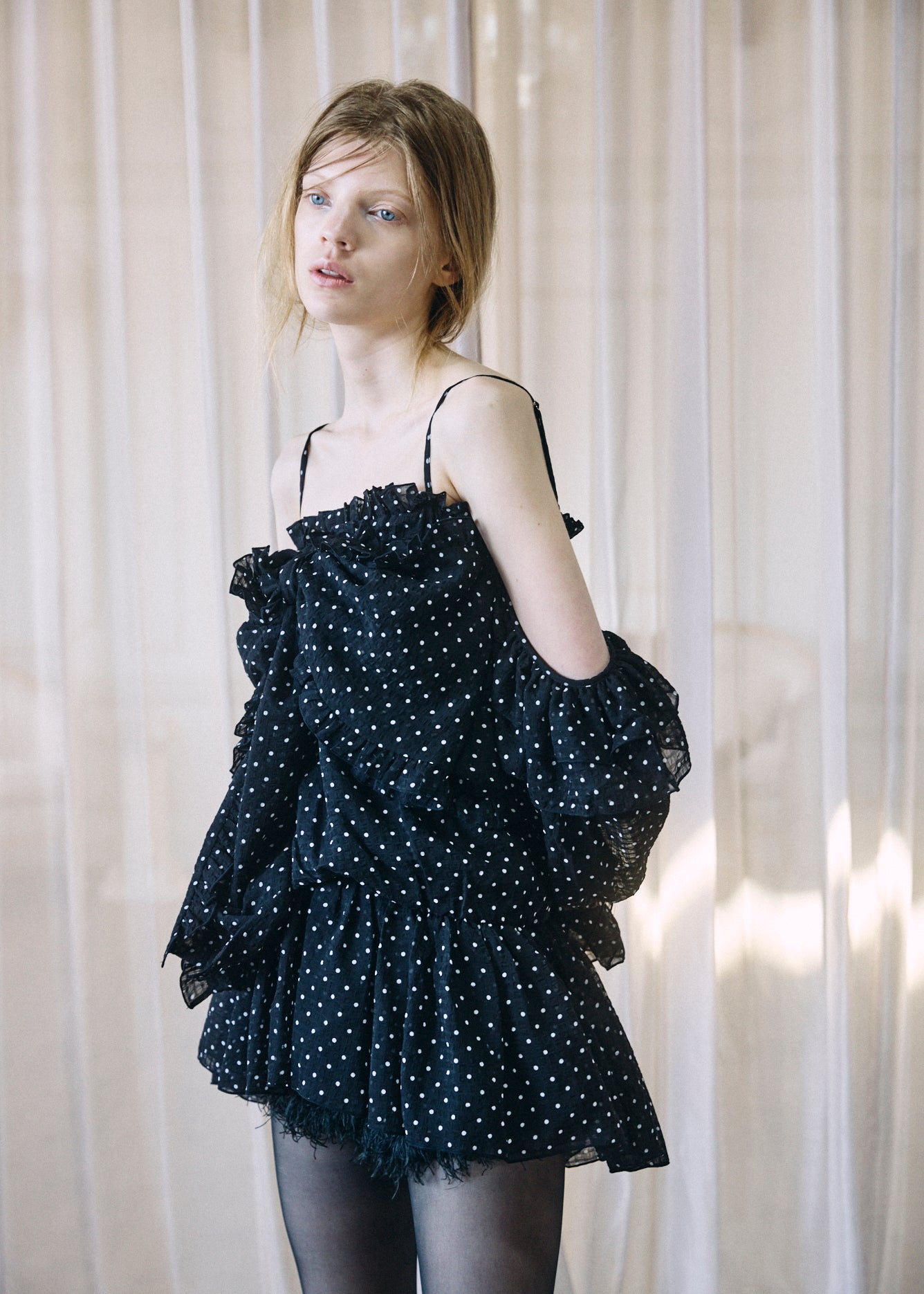 2Way Ribbon Tunic【DOT】