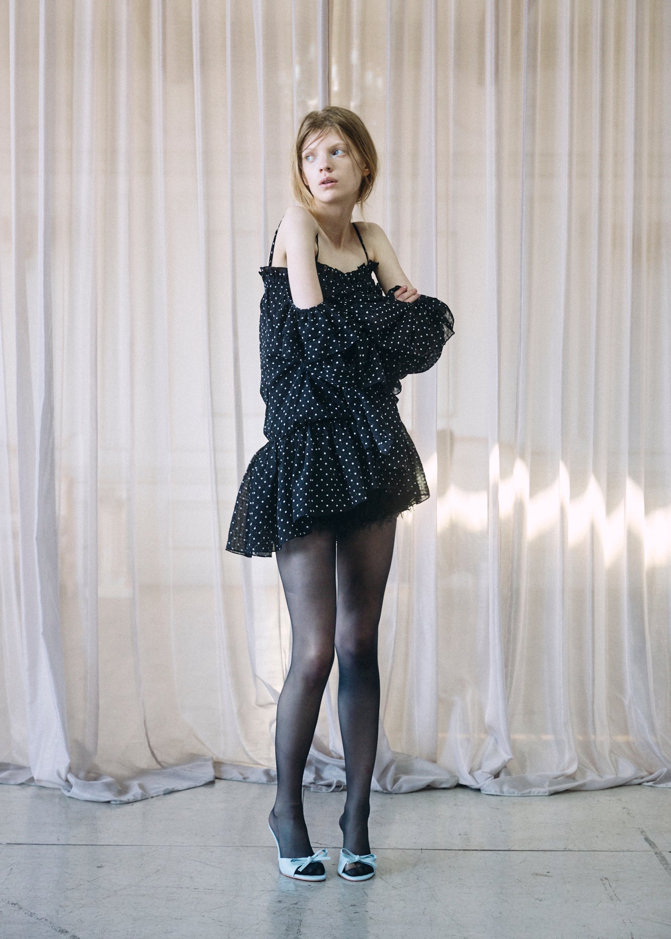 2Way Ribbon Tunic【DOT】