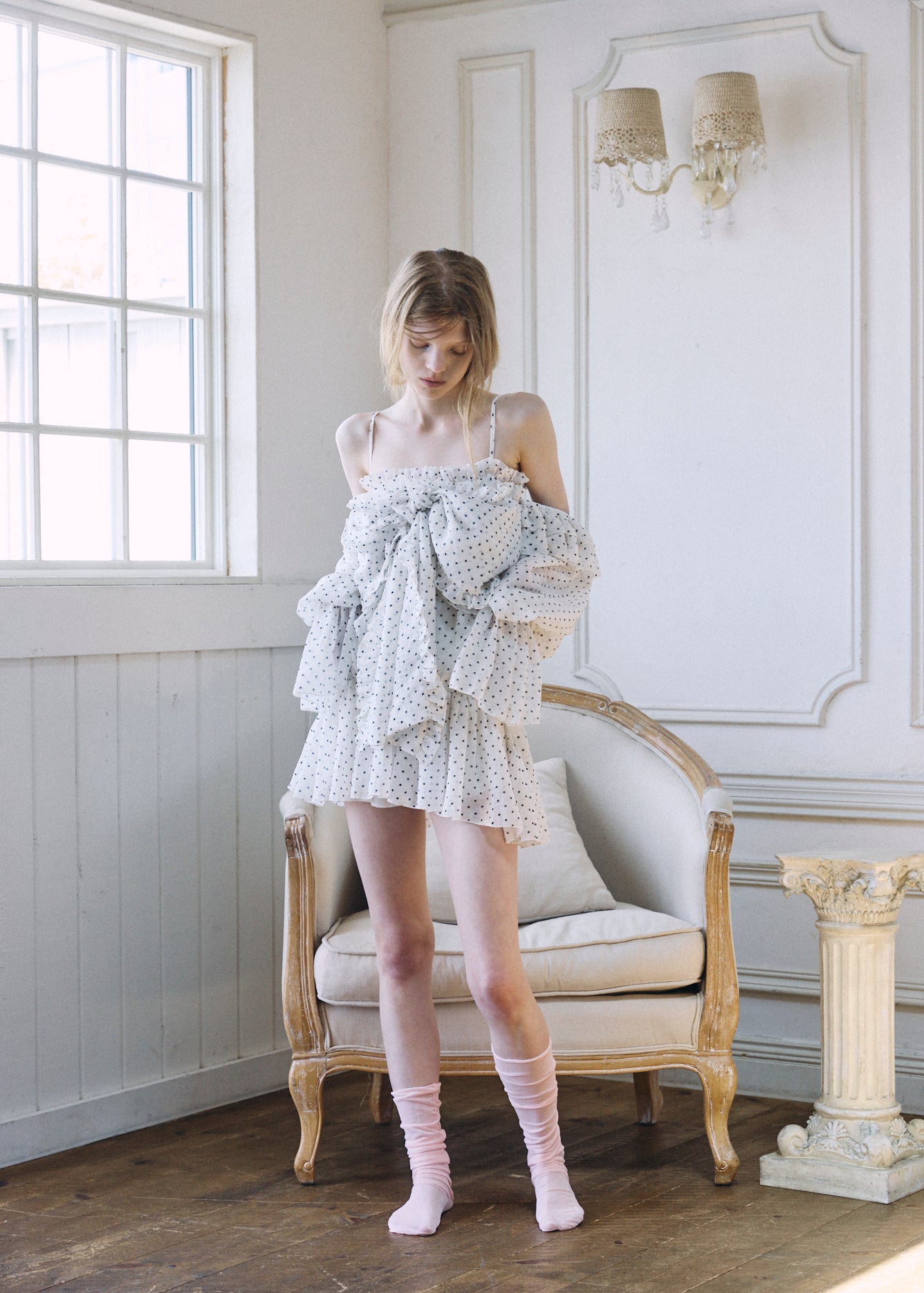 2Way Ribbon Tunic【DOT】