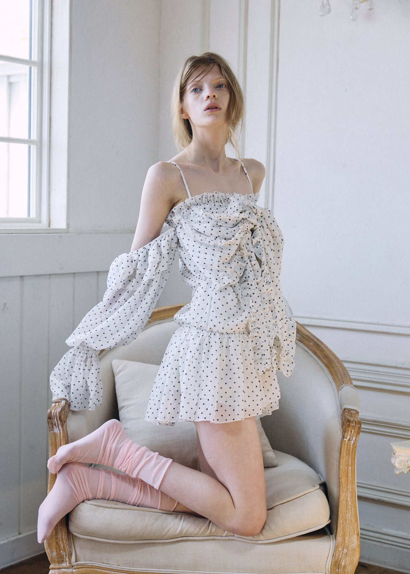 2Way Ribbon Tunic【DOT】