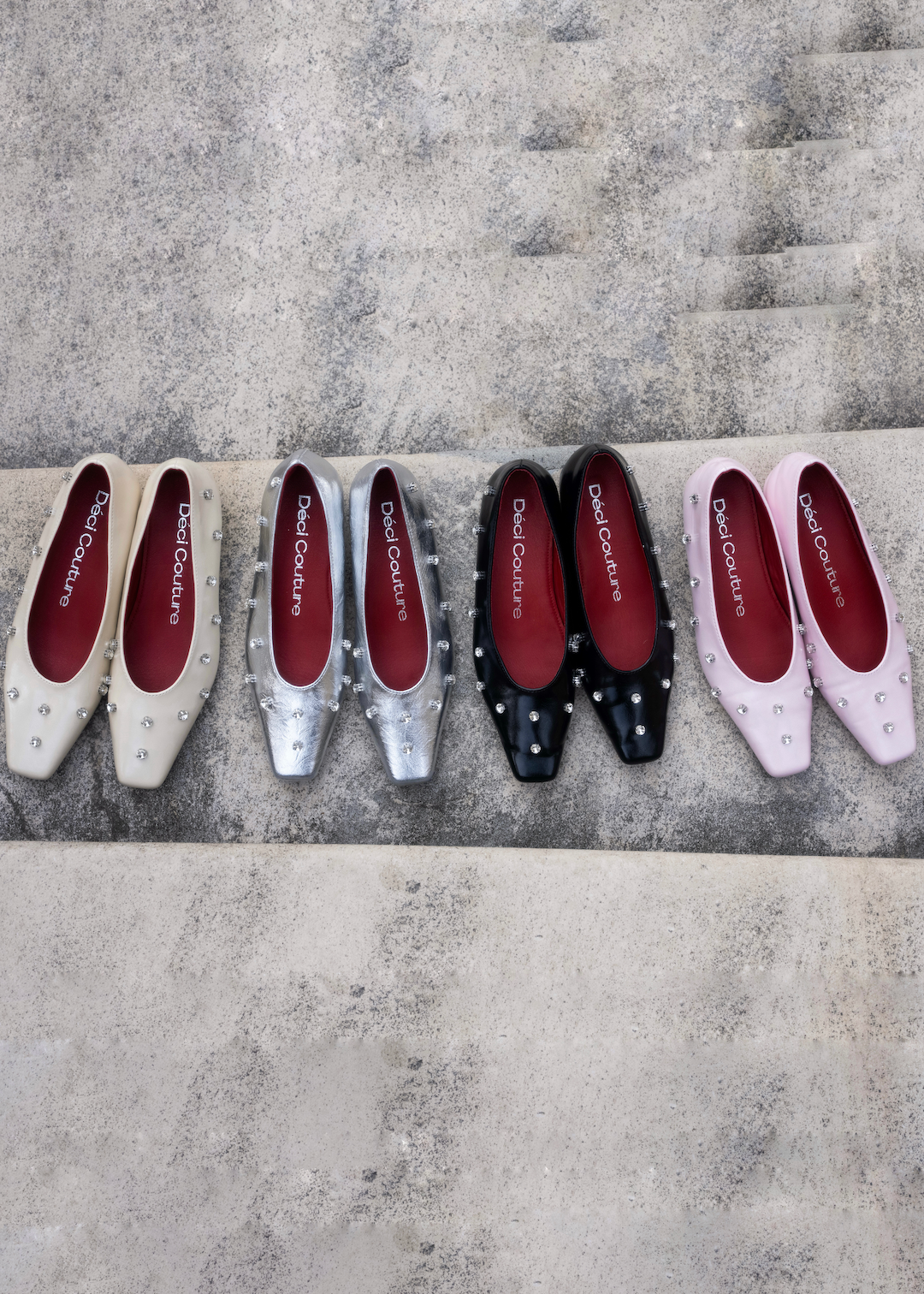 Square Toe Bijou Pumps